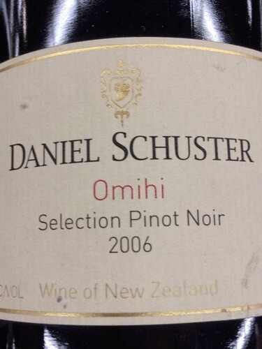 丹尼尔奥迷尔山精选黑皮诺干红Daniel Schuster Omihi Hill Selection Pinot Noir