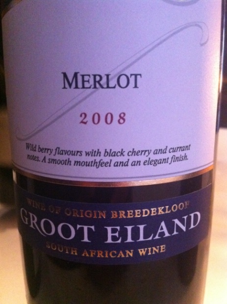 格露艾兰梅洛干红Groot Eiland Merlot