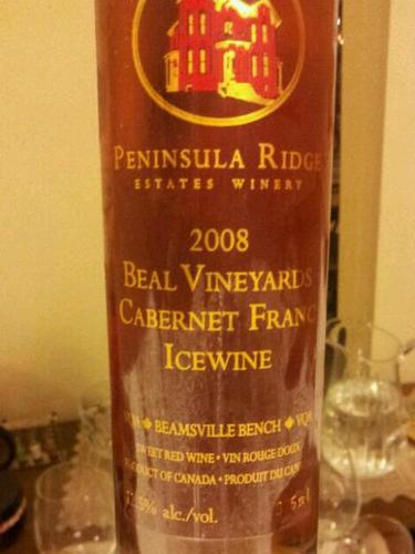 半岛山品丽珠冰红Peninsula Ridge Cabernet Franc Icewine