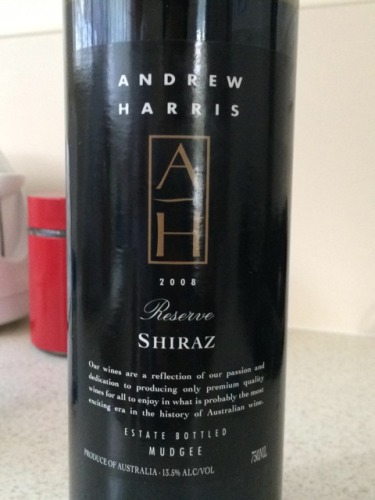 安赞酒园特别珍藏干红Andrew Harris Reserve Shiraz