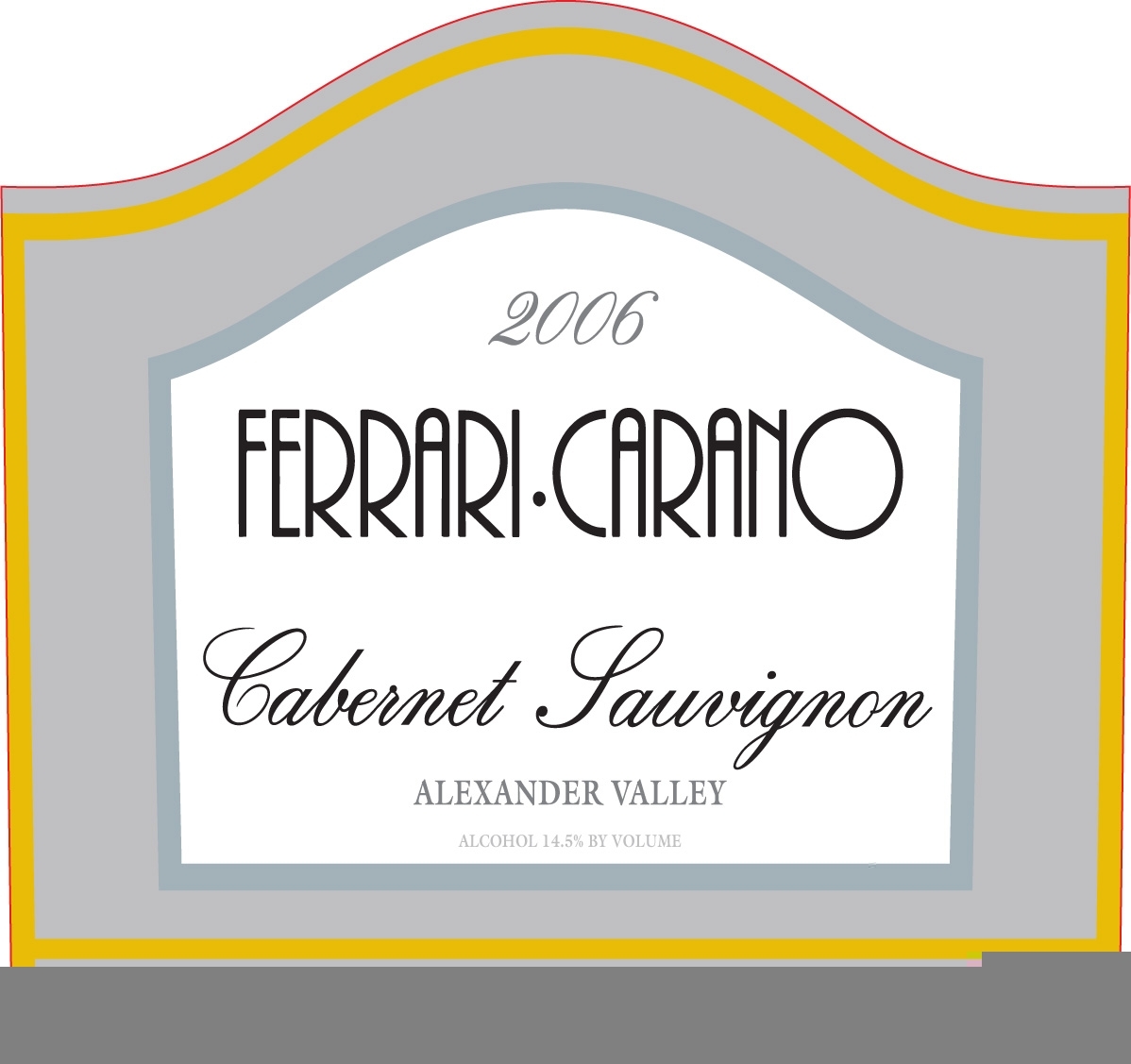 法拉利卡诺酒庄赤霞珠干红Ferrari-Carano Cabernet Sauvignon Alexander Valley