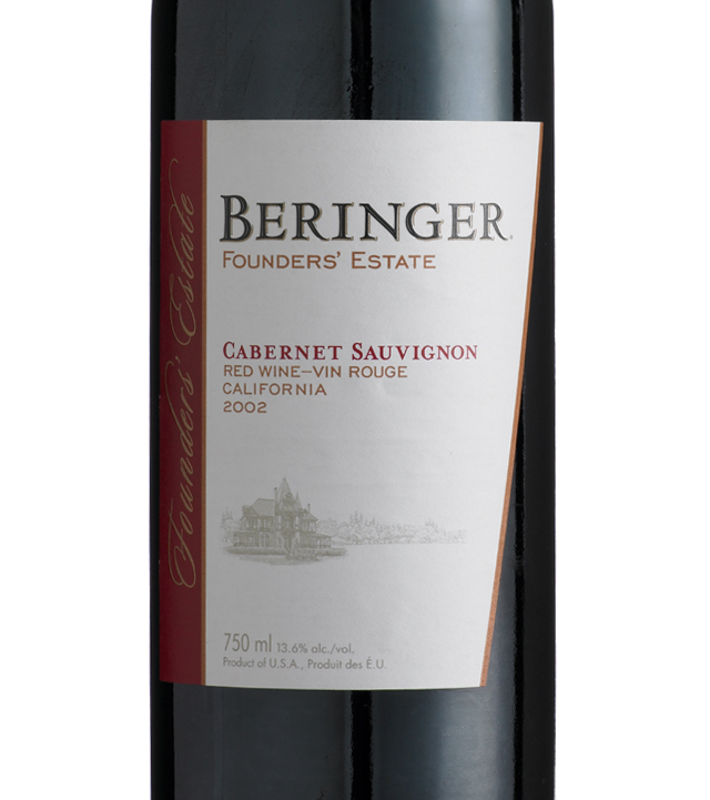 贝灵哲创始者庄园赤霞珠干红Beringer Founders’ Estate Cabernet Sauvignon