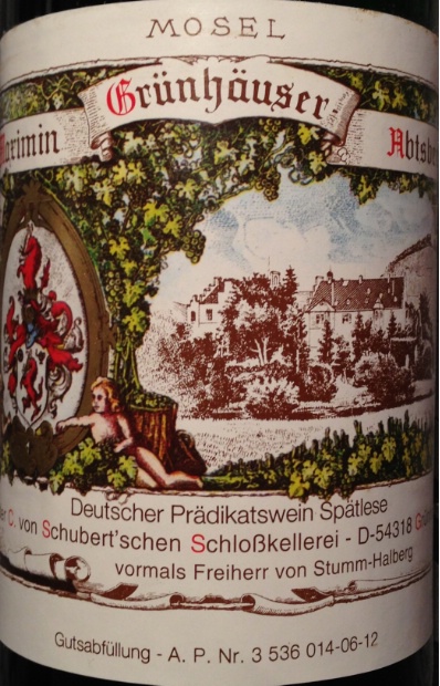 翠绿海伦贝格雷司令冰酒Maximin Grunhauser Herrenberg Riesling Eiswein