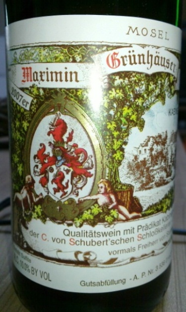 翠绿海伦贝格晚收雷司令半干白Maximin Grunhauser Herrenberg Riesling Spatlese