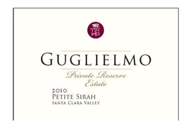 古列尔莫私人珍藏酒庄葡萄园小西拉干红Guglielmo Private Reserve Estate Grown Petite Sirah