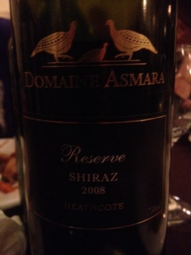 阿斯马拉珍藏西拉红Domaine Asmara Reserve Shiraz