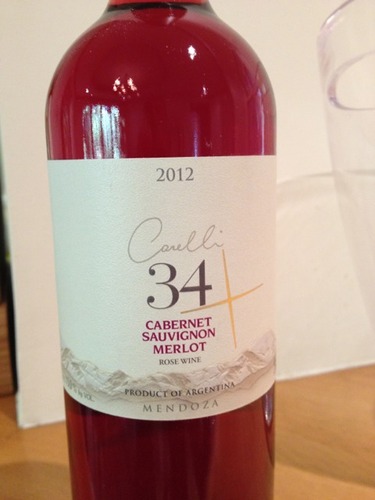 卡雷利34系列赤霞珠梅洛混酿桃红Bodega Carelli 34 Rose