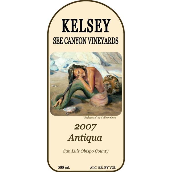 凯尔西安迪瓜黑皮诺甜红Kelsey See Canyon Vineyards Antiqua Pinot Noir