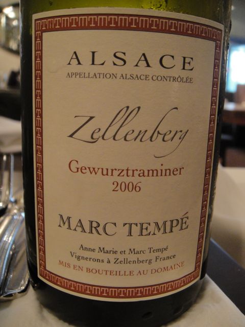 马克特佩酒庄真勒伯格琼瑶浆干白Domaine Marc Tempe Gewurztraminer Zellenberg