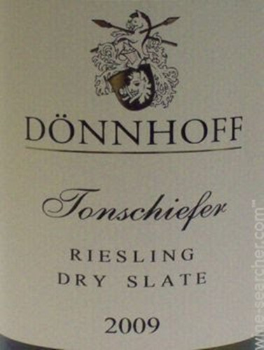 杜荷夫奥伯豪塞雷斯登山板岩雷司令干白Weingut Donnhoff Oberhauser Leistenberg Tonschiefer Riesling Trocken