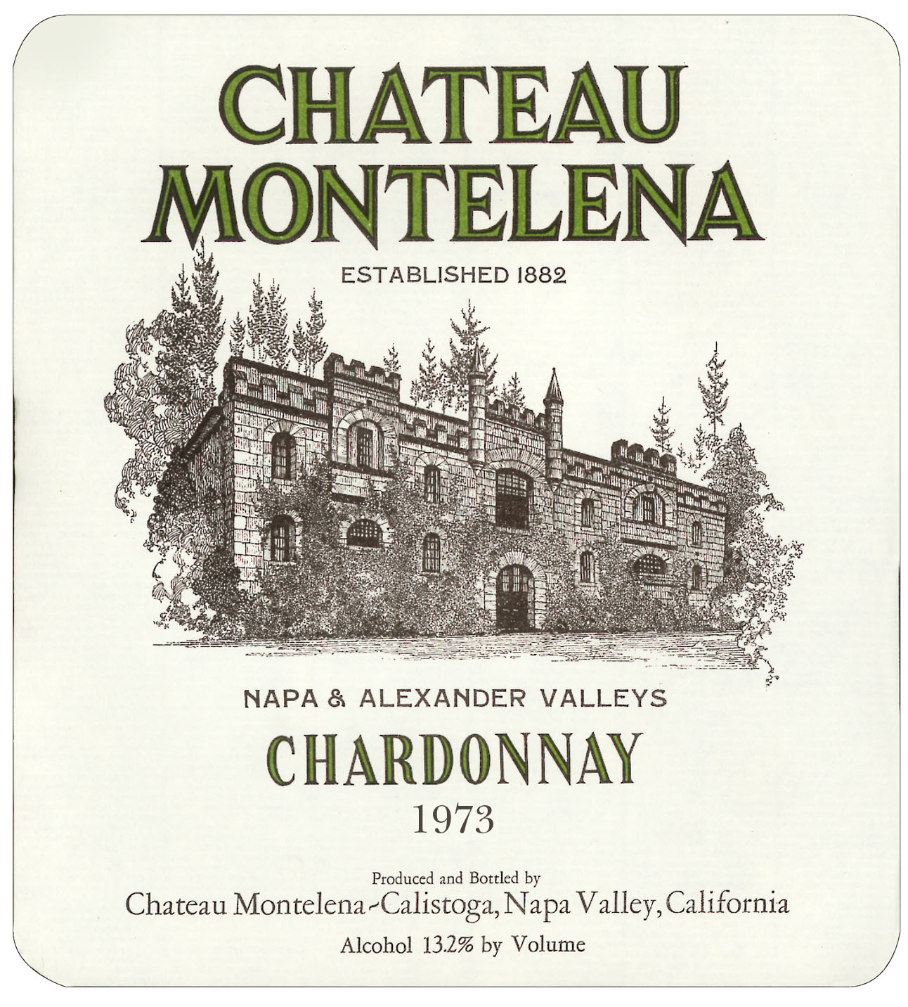 蒙特莱那30年霞多丽干白Chateau Montelena Chardonnay 30th Vintage