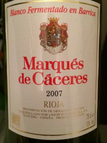 卡塞里侯爵干白Marques de Caceres Blanco