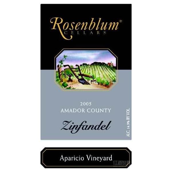 罗森布拉姆阿巴里西奥仙粉黛干红Rosenblum Cellars Aparicio Zinfandel