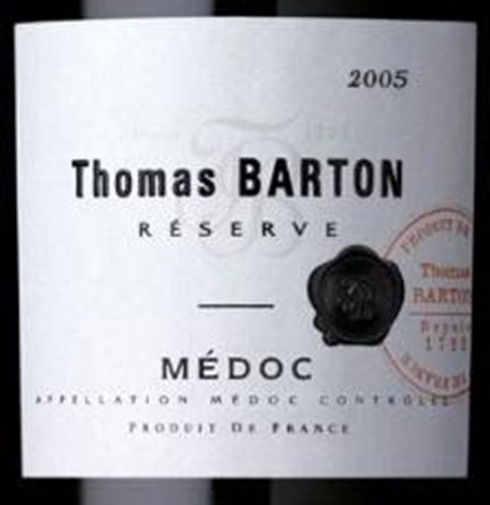 巴顿嘉斯蒂托马斯巴顿珍藏梅多克干红Barton & Guestier Thomas Barton Reserve Medoc