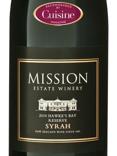 明圣珍藏西拉干红Mission Estate Winery Reserve Syrah