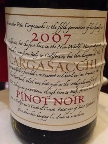 巴科克卡盖世其黑皮诺干红(圣伊内斯山谷)Babcock Vineyards Cargasacchi Pinot Noir