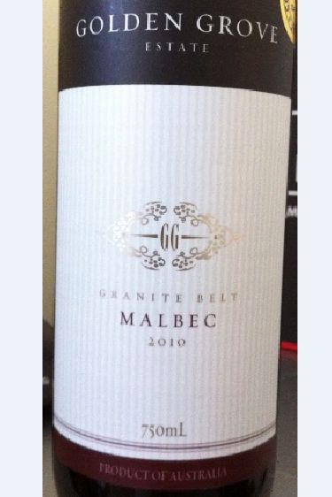 金林马尔贝克干红Golden Grove Estate Malbec