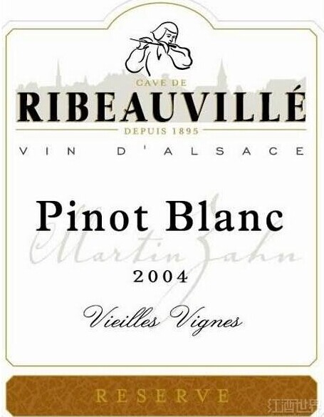 利伯维列迟摘白皮诺干白Cave de Ribeauville Vielles Vignes Pinot Blanc