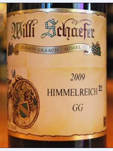 舍费尔格拉齐仙境园顶级雷司令白Weingut Willi Schaefer Graacher Himmelreich Riesling Grosses Gewachs