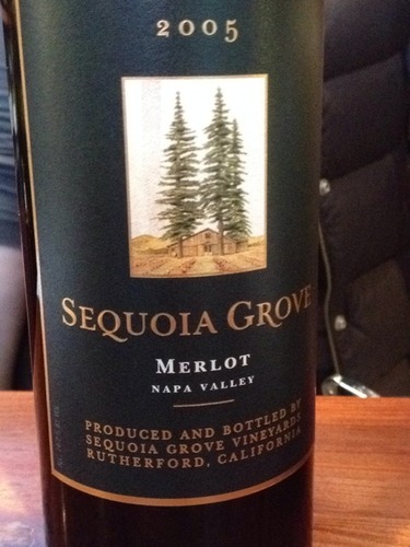 红杉树酒庄梅洛干红Sequoia Grove Merlot