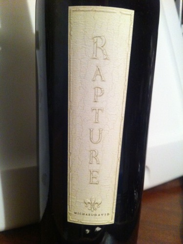 迈克尔大卫狂喜赤霞珠干红Michael David Rapture Cabernet Sauvignon