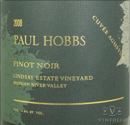 保罗豪斯凯瑟琳黑皮诺干红Paul Hobbs Katherine Lindsay Estate Pinot Noir