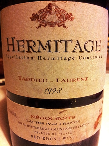 泰德罗弘埃米塔日干白Tardieu-Laurent Hermitage Blanc