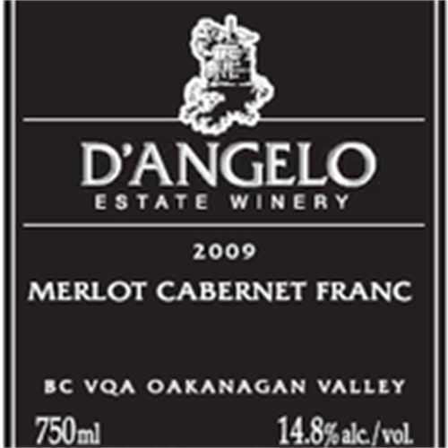 德安琪洛梅洛-品丽珠干红D’Angelo Estate Winery Merlot-Cabernet Franc