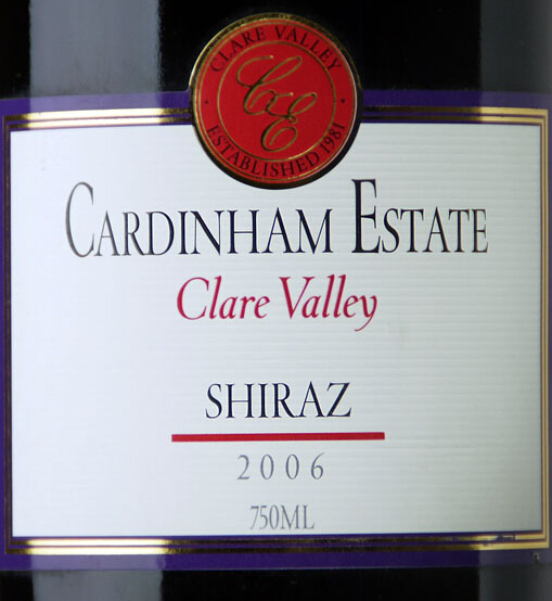 凯帝庄设拉子干红Cardinham Estate Shiraz