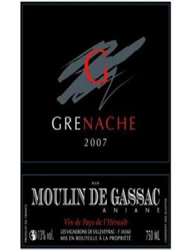 玛德玛嘉萨嘉萨磨坊歌海娜干红Mas de Daumas Gassac Moulin de Gassac Grenache