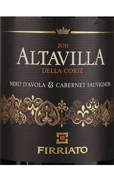 菲维亚托阿塔维拉歌特赤霞珠黑珍珠干红Firriato Altavilla della Corte Rosso