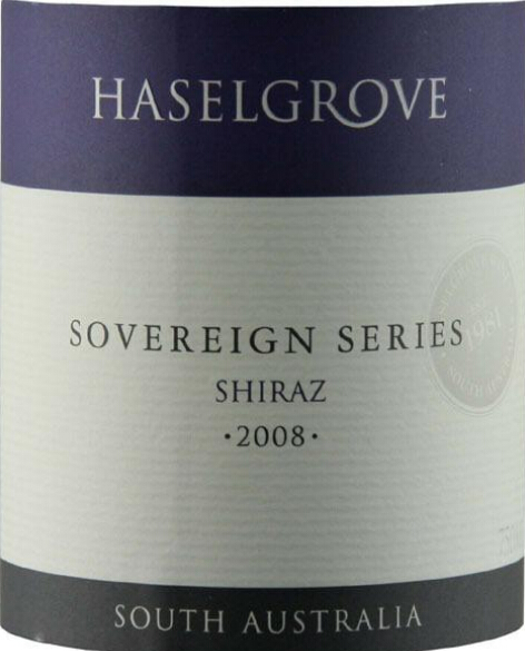 豪富穗乐仙干红葡萄酒Haselgrove Sovereign series Shiraz