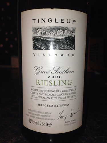 豪园酒庄特斯科雷司令干白Howard Park Tesco Finest Tingleup Vineyard Riesling