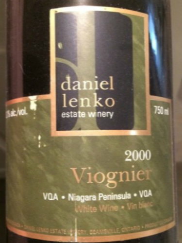 丹尼尔酒庄维欧尼干白Daniel Lenko Estate Winery Viognier