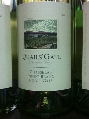 魅尔斯堡莎斯拉-白皮诺-灰皮诺干白Quails’ Gate Chasselas – Pinot Blanc – Pinot Gris