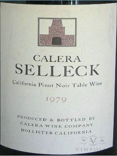 卡勒拉塞莱克园黑皮诺干红Calera Selleck Vineyard Pinot Noir