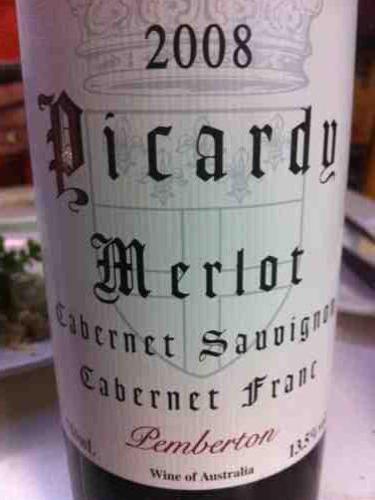 皮卡迪梅洛-赤霞珠干红Picardy Merlot - Cabernet