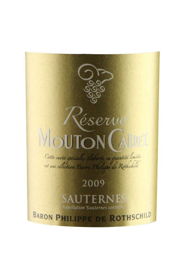 木桐嘉棣珍藏苏玳甜白Baron Philippe de Rothschild Sauternes Mouton Cadet Reserve