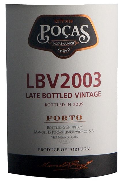 葡卡斯晚收波特Pocas Lbv Late Bottled Vintage Port