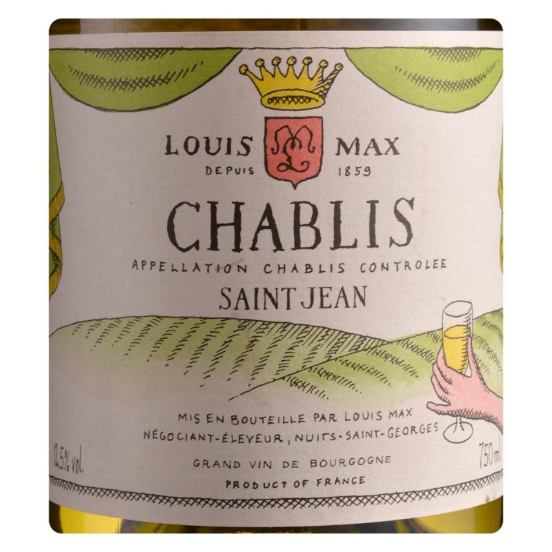 法国夏布利圣让干白Louis Max Chablis Saint Jean