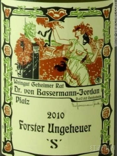 巴塞曼乔登福斯特奇异园雷司令冰白Weingut Geheimer Rat Dr. von Bassermann-Jordan Forster Ungeheuer Riesling Eiswein