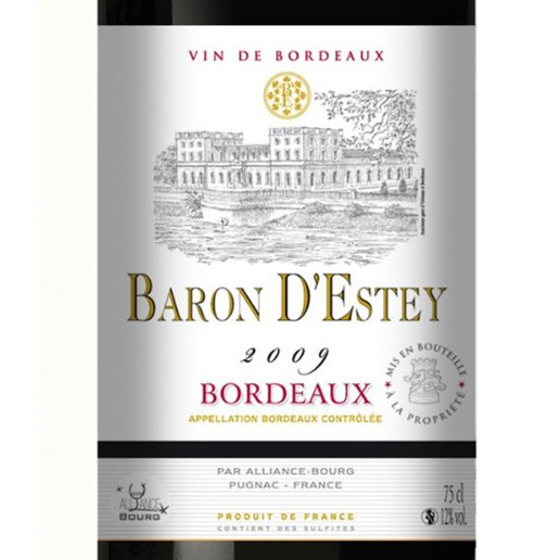 波尔多金伯爵法定产区干红BARON D'ESTEY BORDEAUX