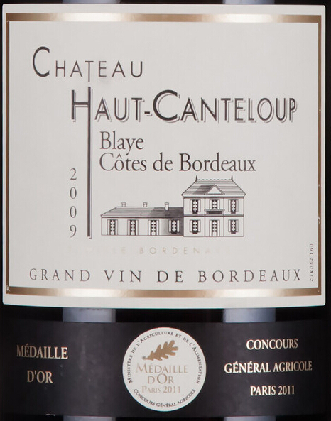 上肯特鲁庄园干红Chateau Haut Canteloup