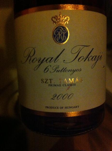 皇家托卡伊托卡伊奥苏6号贵腐甜The Royal Tokaji Wine Company Szt. Tamas Tokaji Aszu 6 Puttonyos