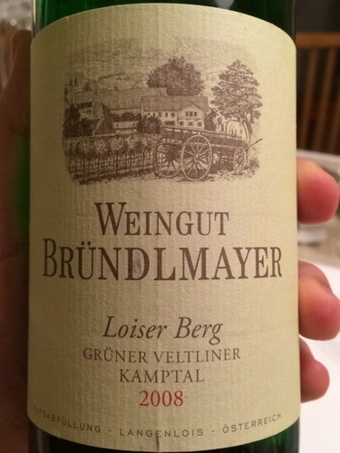 布德梅尔乐瓦塞园绿维特利纳迟摘甜白Weingut Brundlmayer Gruner Veltliner Loiser Berg Auslese