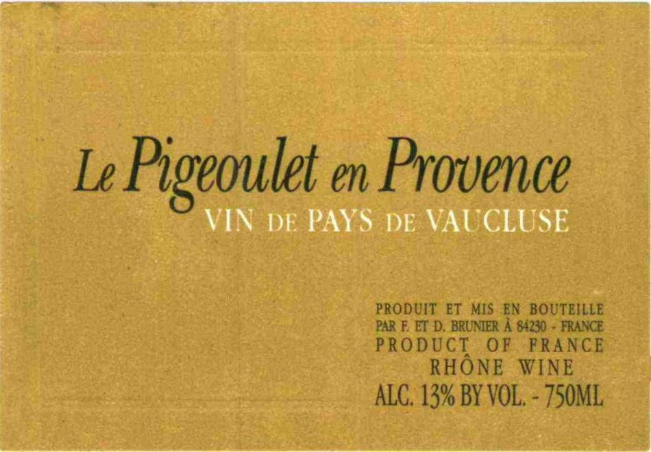 老电报普罗旺斯-皮杰勒干红Domaine du Vieux Telegraphe Le Pigeoulet en Provence