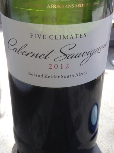 伯兰德五个气候赤霞珠干红Boland Cellar Five Climates Cabernet Sauvignon