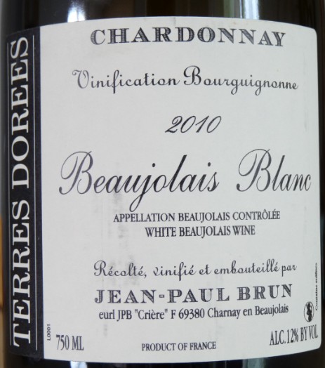 Brun Domaine des Terres Dorees Beaujolais Blanc