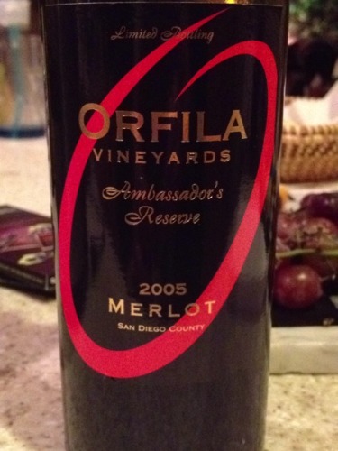 Orfila Vineyards Ambassador's Reserve Merlot