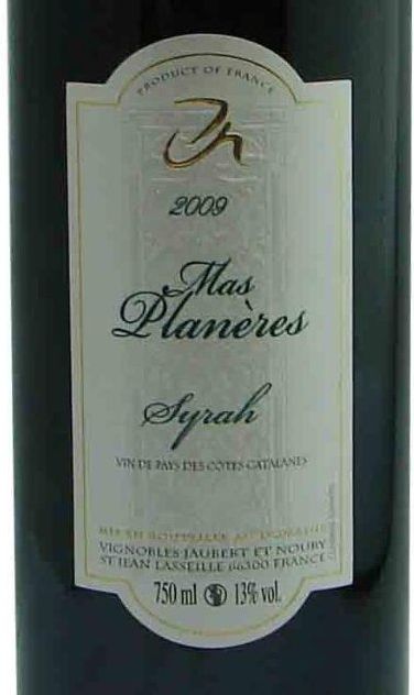 大师之选西拉干红Mas Planeres Syrah